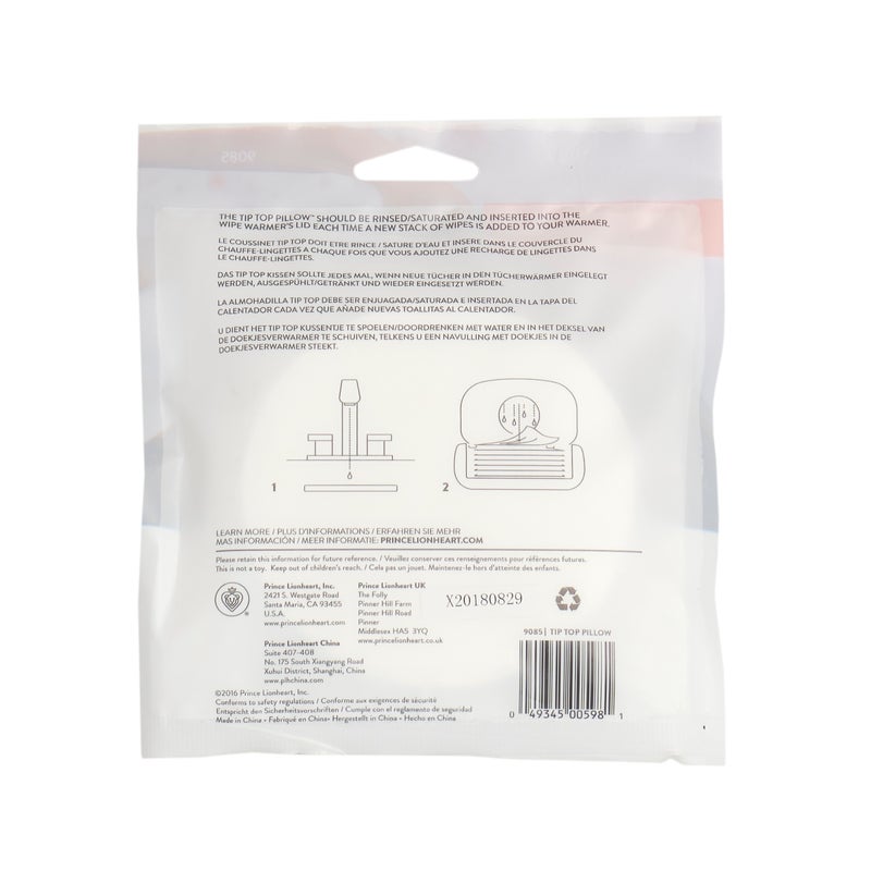 Prince Lionheart Tip Top™ Pillow Replacement for EVO™ Baby Wipes Warmer - 2 pack - Image 3